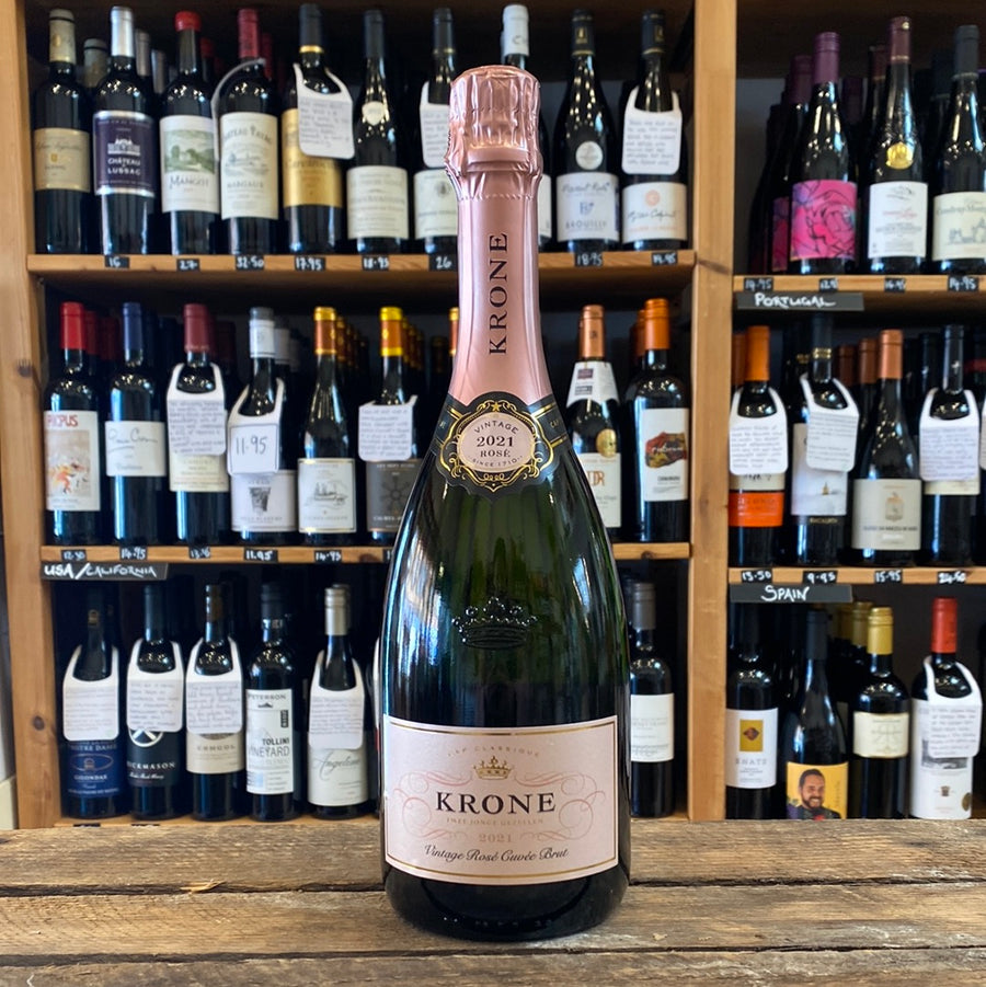 Krone Cap Classique Rosé Brut 2021, W.O. Western Cape, South Africa (11.5%)