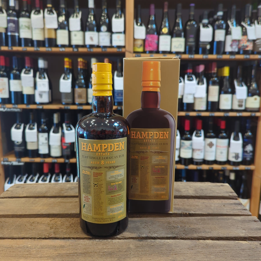 Hampden Estate Aged 8 Years Rum 70cl, Jamaica (46%)
