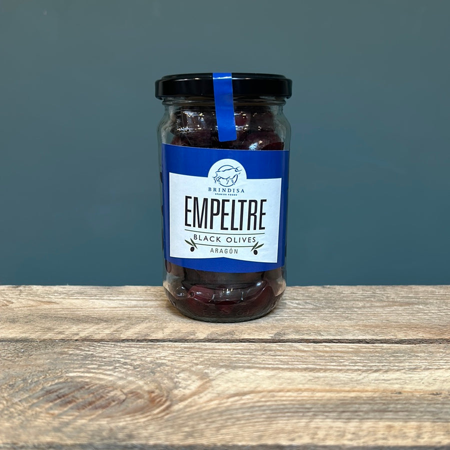 Brindisa Empeltre Black Olives 180g