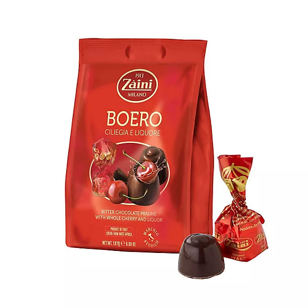 Zaini Boero Cherry Liqueur Chocolates 187g