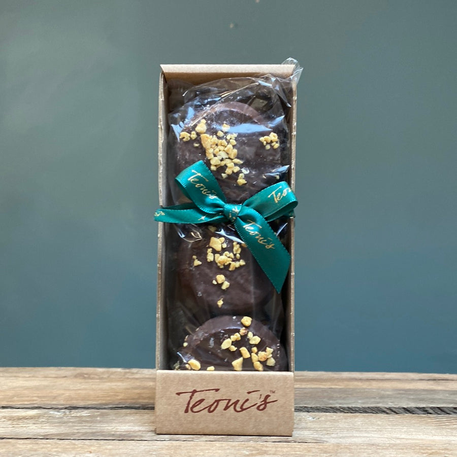 Teoni's Dark Chocolate with Honeycomb Pieces 200g