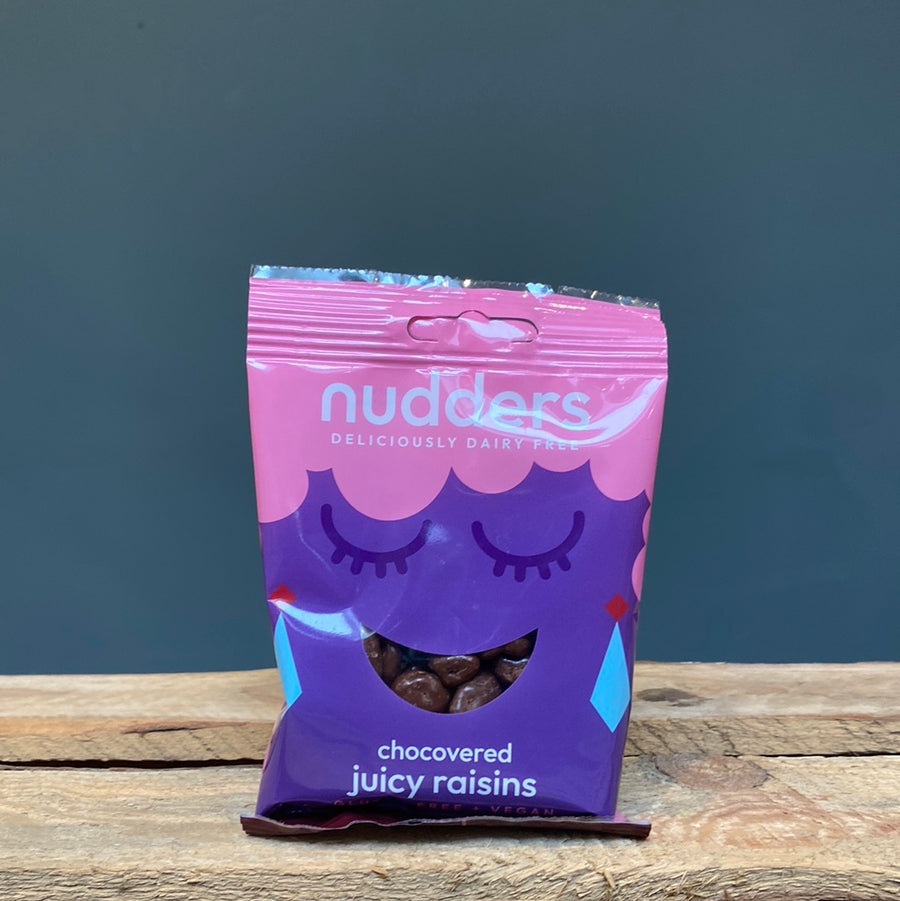 Nudders Chocovered Juicy Raisins 66g