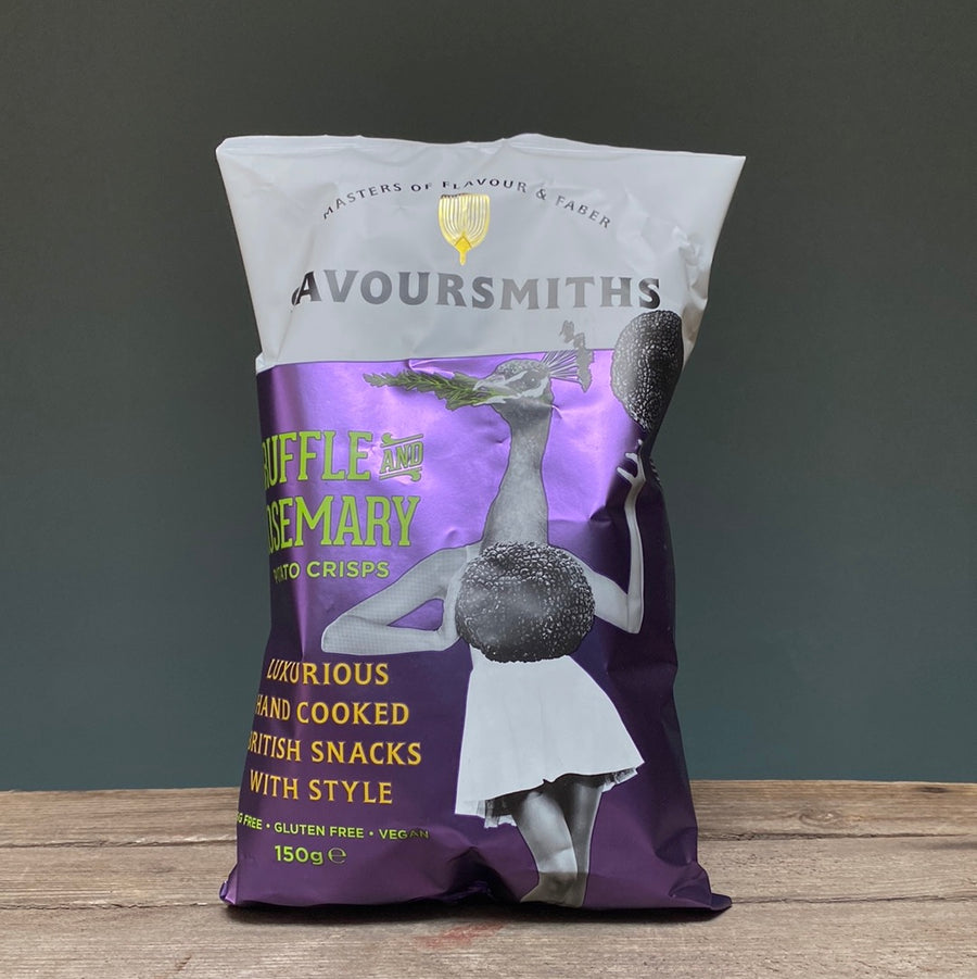 Savoursmith's Truffle & Rosemary Crisps 150g