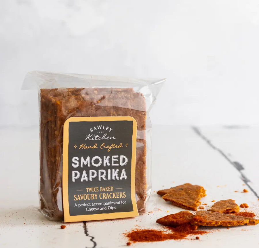 Sawley Kitchen Smoked Paprika Savoury Crackers