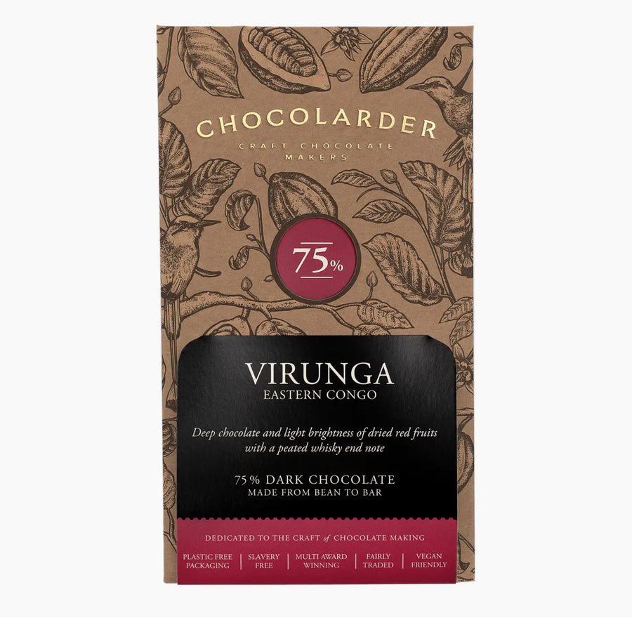 Chocolarder Virunga 75% Dark Chocolate Bar