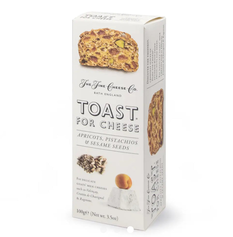 Fine Cheese Co Toast For Cheese Apricots, Pistachio & Sesame Seeds 100g