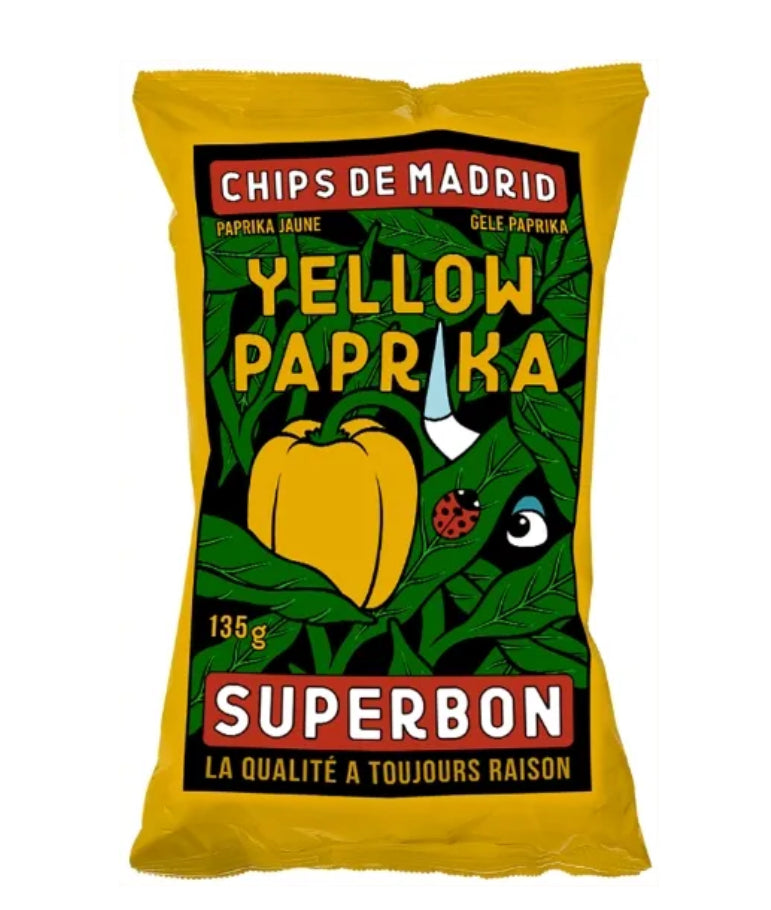 Superbon Yellow Paprika Crisps 135g