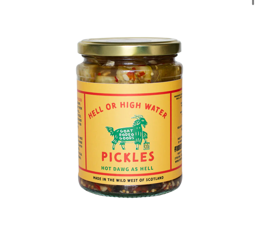 Fodder & Farm Hell or High Water Hot Dog Pickles 500g