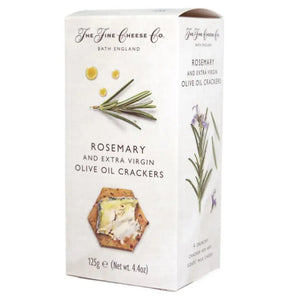 The Fine Cheese Co Rosemary  & Extra Virgin Olive Oil Crackers 125g