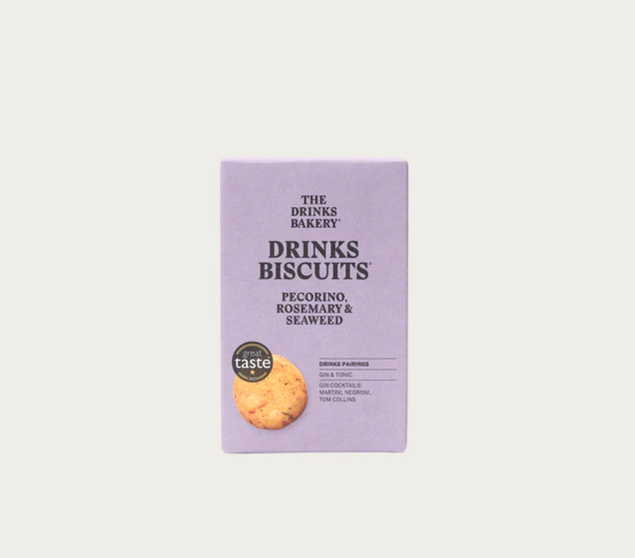 Drinks Bakery Pecorino, Rosemary & Scottish Seaweed 110g