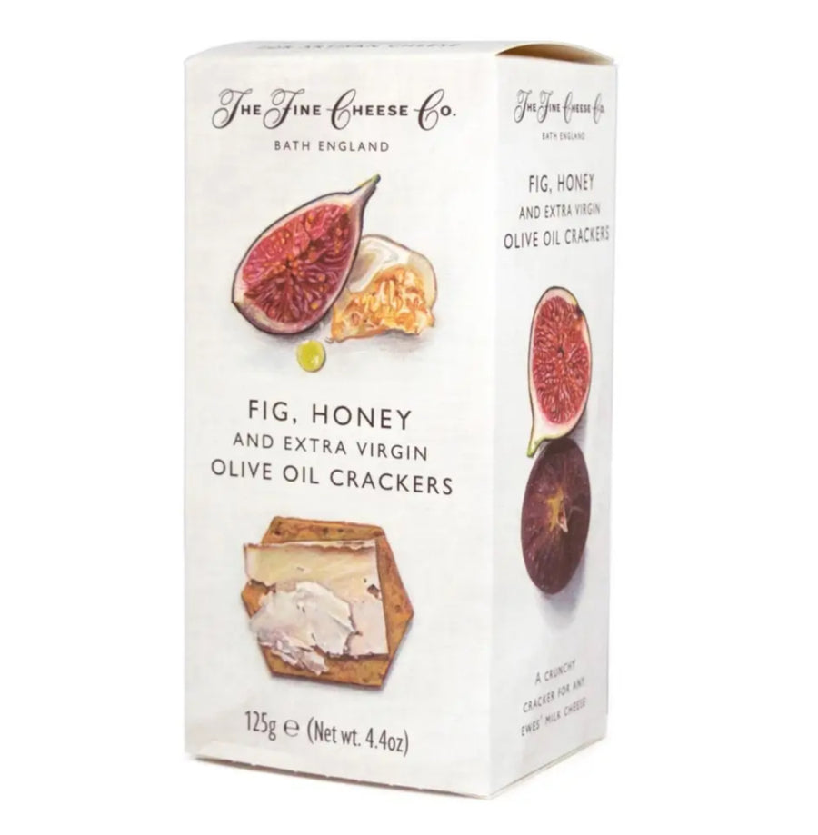 The Fine Cheese Co Fig, Honey & Extra Virgin Olive Oil Crackers 125g