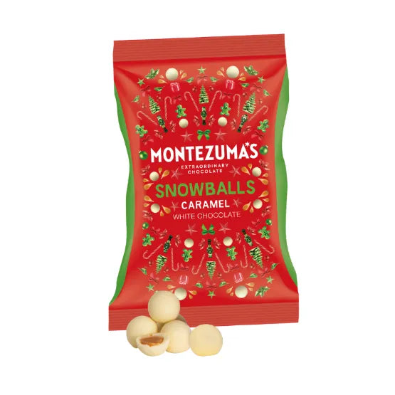 Montezuma's-White Choc Salted Carmel Snowballs 150g