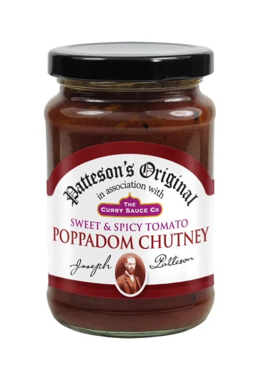 Patteson's Spicy Tomato Poppadum Chutney 280g