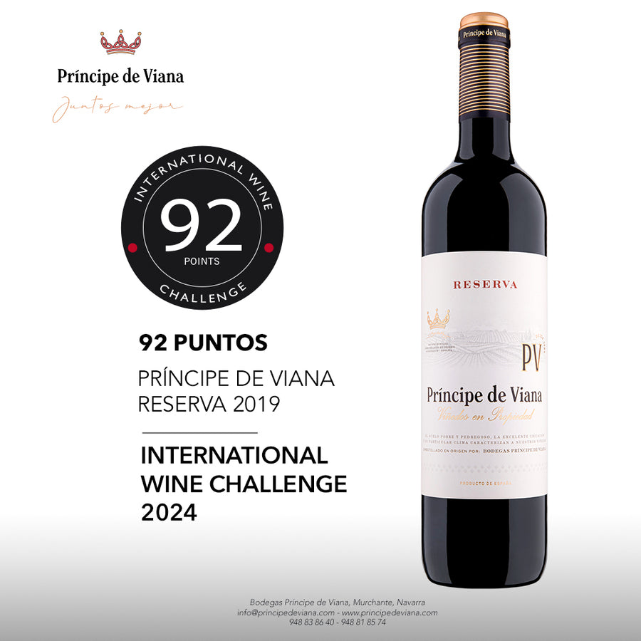 Principe de Viana Reserva 2019, Navarra, Spain (14%)