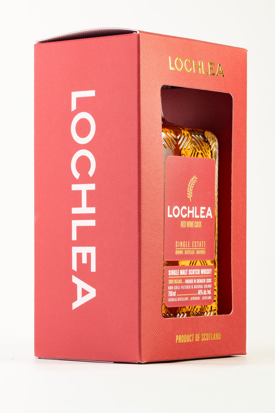 Lochlea Red Wine Cask Single Malt Scotch Whisky 70cl, Ayrshire (46%)