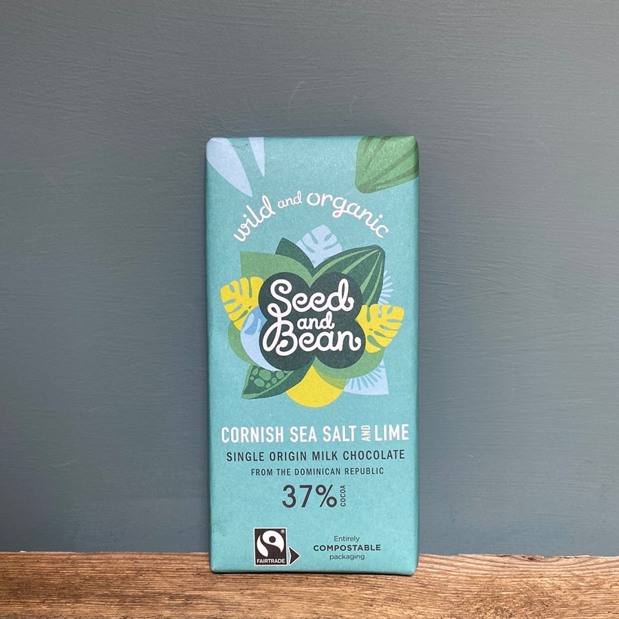 Seed & Bean Sea Salt & Lime Milk Chocolate 75g