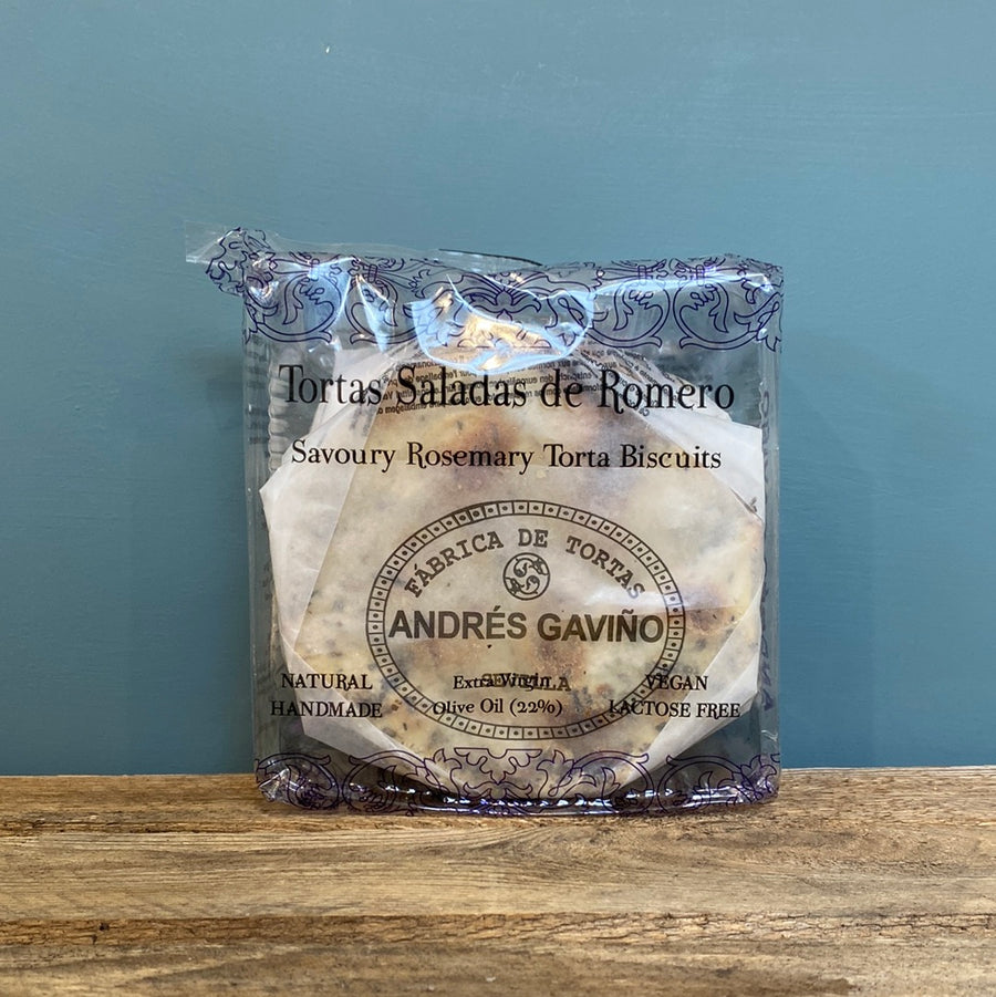 Gavino Olive Oil Biscuits with Rosemary & Salt 170g