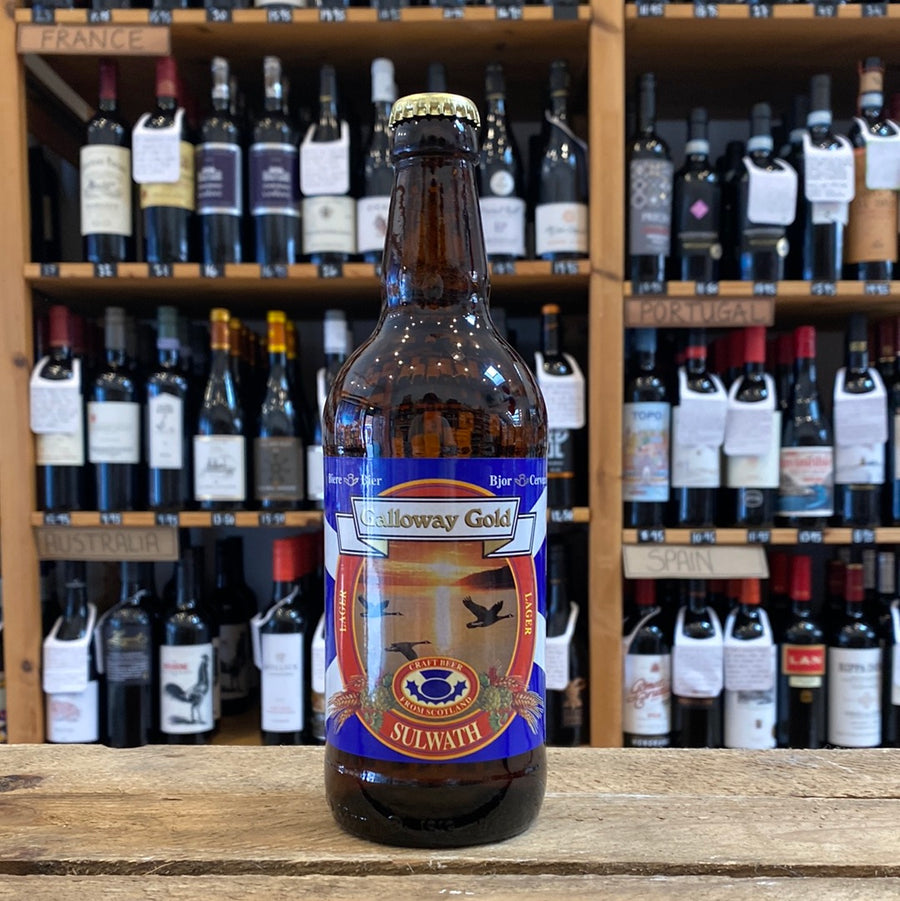 Galloway Gold 500ml, Sulwath Brewery, Castle Douglas (5%)