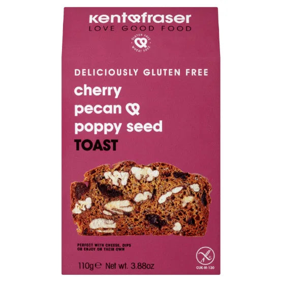 Kent & Fraser Cherry & Pecan & Poppy seed Toast 110g