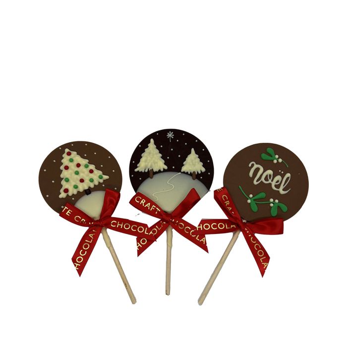 Chocolate Craft Christmas Chocolate Lolly 30g
