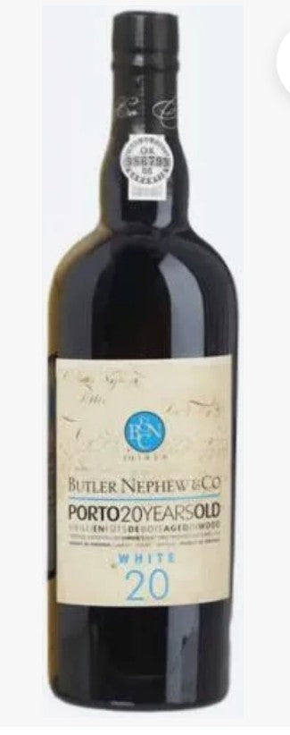 Butler Nephew & Co 20 Year Old White Port, Douro, Portugal (20%)