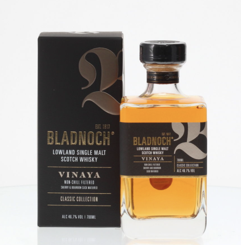 Bladnoch Vinaya Single Malt Whisky 70cl, Lowland (46.7%)