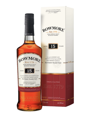 Bowmore 15 Year Old 70cl, Islay (43%)