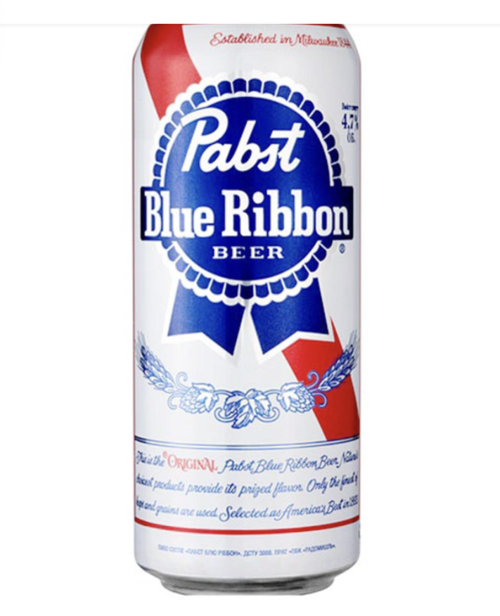 希少　Pabst Blue Ribbon Pabst Blue Ribbon 500ml, Milwaukee, USA (4.7%) – Harris and Co