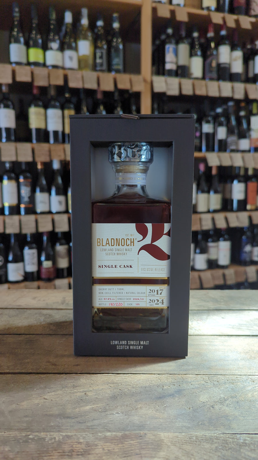 Bladnoch Select Cask No. 125 2017 Exclusive Release 70cl, Lowland (57.6%)