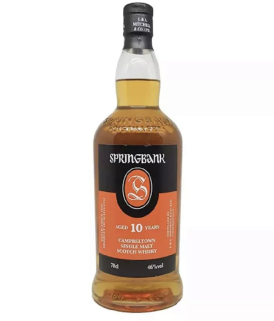 Springbank 10 Year Old 70cl, Campbeltown (46%)
