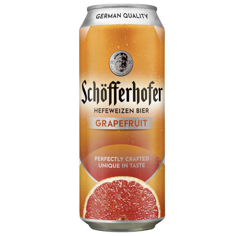 Schöfferhofer Grapefruit Radler 500ml, Germany (2.5%)
