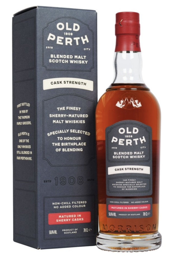 Old Perth Blended Malt Whisky Cask Strength 70cl, Lowland (58.6%)