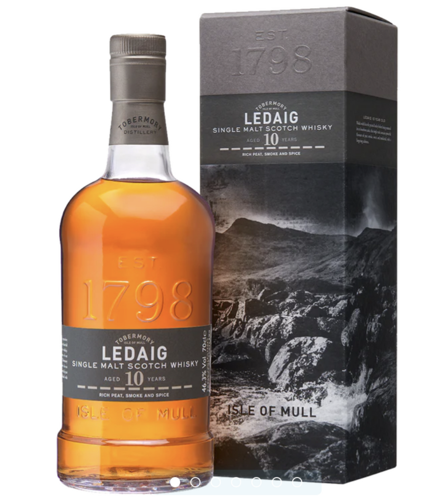 Ledaig 10 Years Old, Isle of Mull 70cl (46.3%)