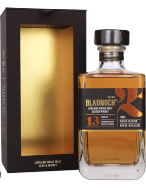 Bladnoch 13 Year Old Single Malt Whisky 70cl, Lowland (46.7%)