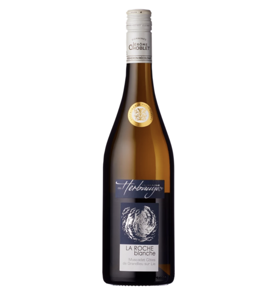 Domaine des Herbauges, Muscadet Sur Lie 2023, Côtes de Grandlieu, La Roche Blanche, Loire, France (11%)