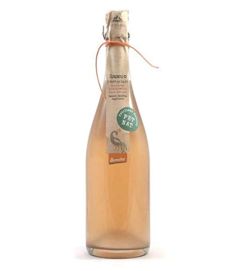 Lunaria 'Ramoro' Pinot Grigio Spumante Biodynamic Brut Nature Pet Nat 2023, Italy (12.5%)