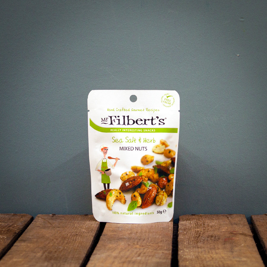 Mr Filbert's Sea Salt Herb Mixed Nuts 40g