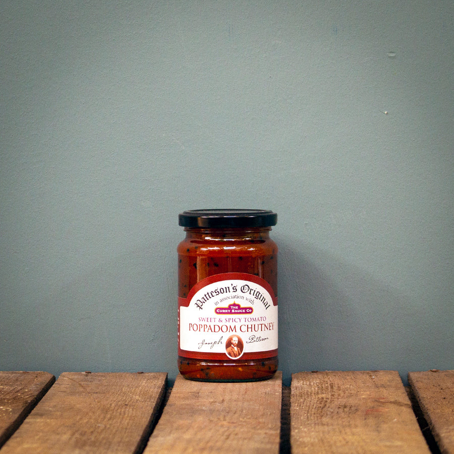 Patteson's Spicy Tomato Poppadum Chutney 280g