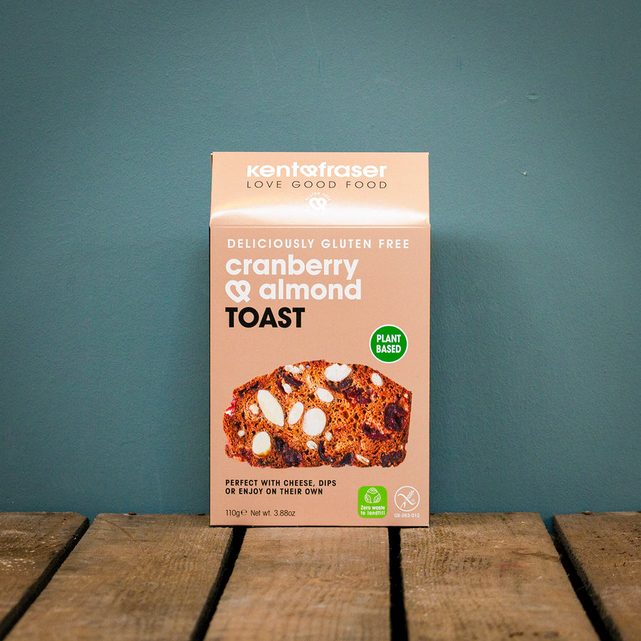 Kent & Fraser Cranberry & Almond Toast 110g