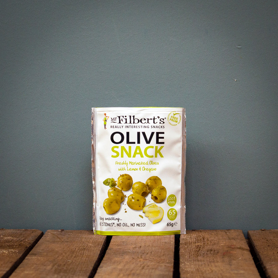Mr Filbert's Green Olives with Lemon & Oregano 50g