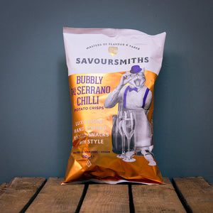 Savoursmith's Bubbly &  Serrano Chilli Crisps 150g