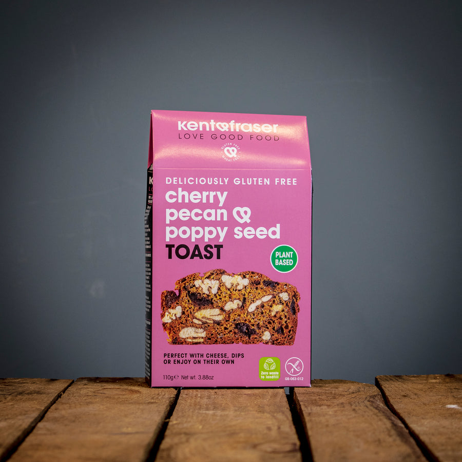 Kent & Fraser Cherry & Pecan & Poppy seed Toast 110g