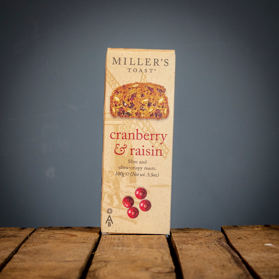 Miller's Cranberry & Raisin Toasts 100g