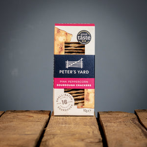 Peter's Yard Sourdough Crackers Pink Peppercorns 90g