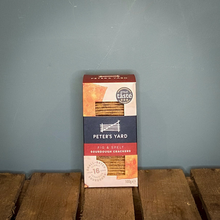 Peter's Yard Artisan Spelt & Fig Crackers 100g