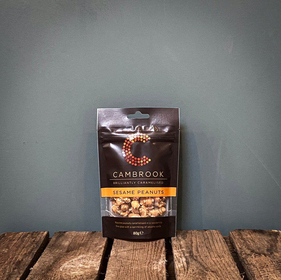 Cambrook Caramelised Sesame Peanuts 80g