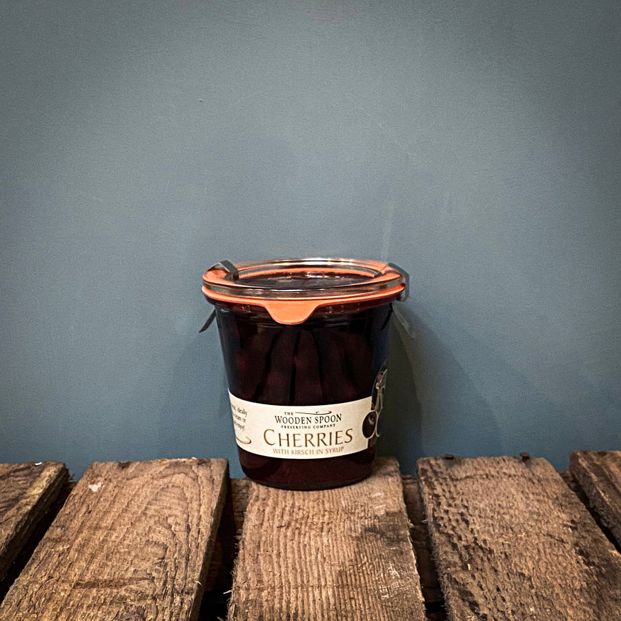 Wooden Spoon Cherries with Kirsch Kilner 270g