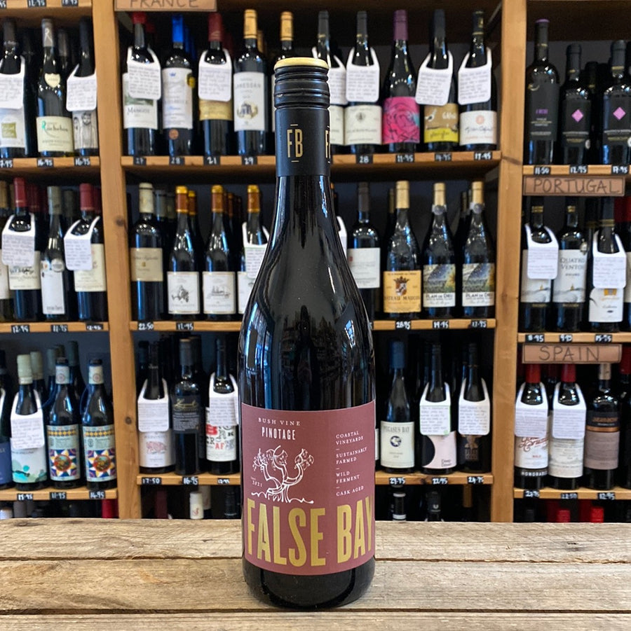 False Bay 'Bush Vine' Pinotage 2022, Coastal Region, South Africa (14%)