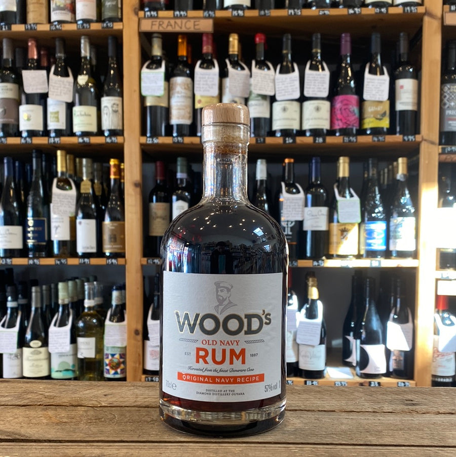 Wood's Old Navy Rum 70cl, Guyana (57%)