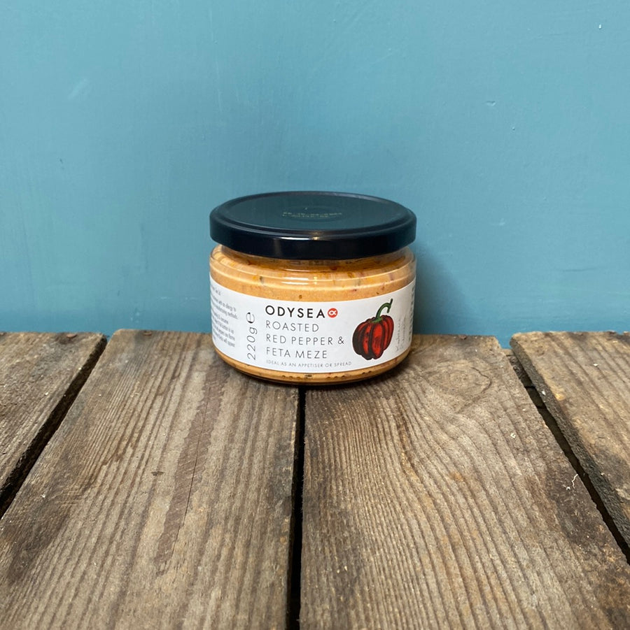 Odysea Red Pepper & Feta Meze 220g